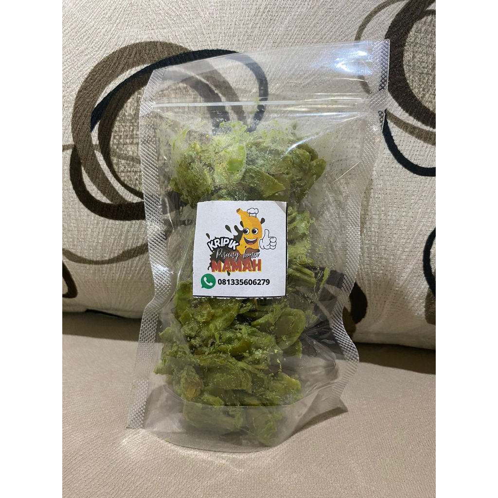 

Kripik Pisang Lumer Mamah Rasa Green Tea