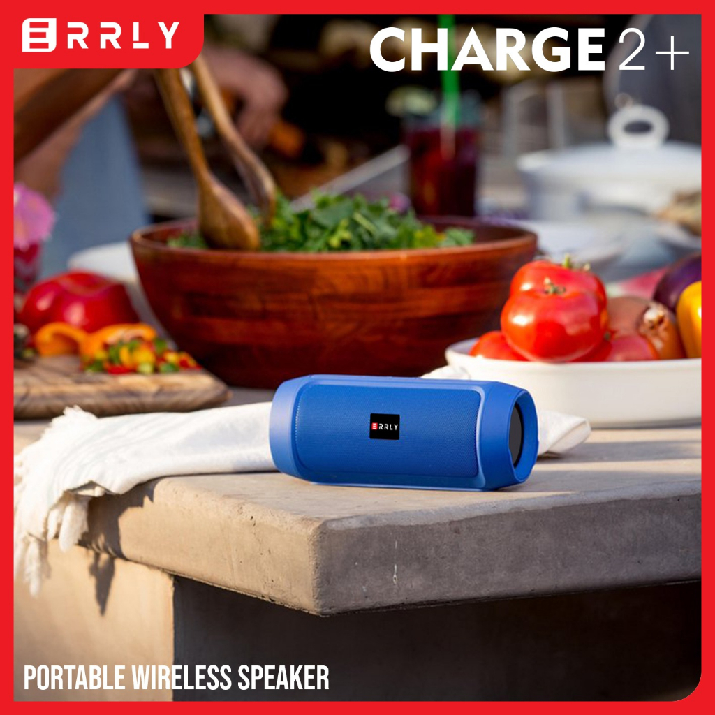 ERRLY Charge 2 Plus Speaker Portable Bluetooth Charge 2+ Speker Wireless Splashproof