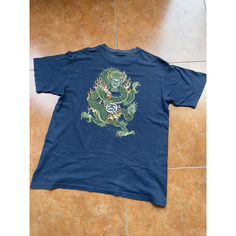 Stussy Dragon Navy Vintage