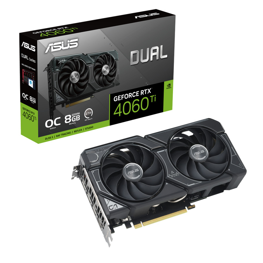 ASUS DUAL RTX 4060TI OC 8GB DDR6 RTX4060 TI - ASUS DUAL-RTX4060TI-O8G