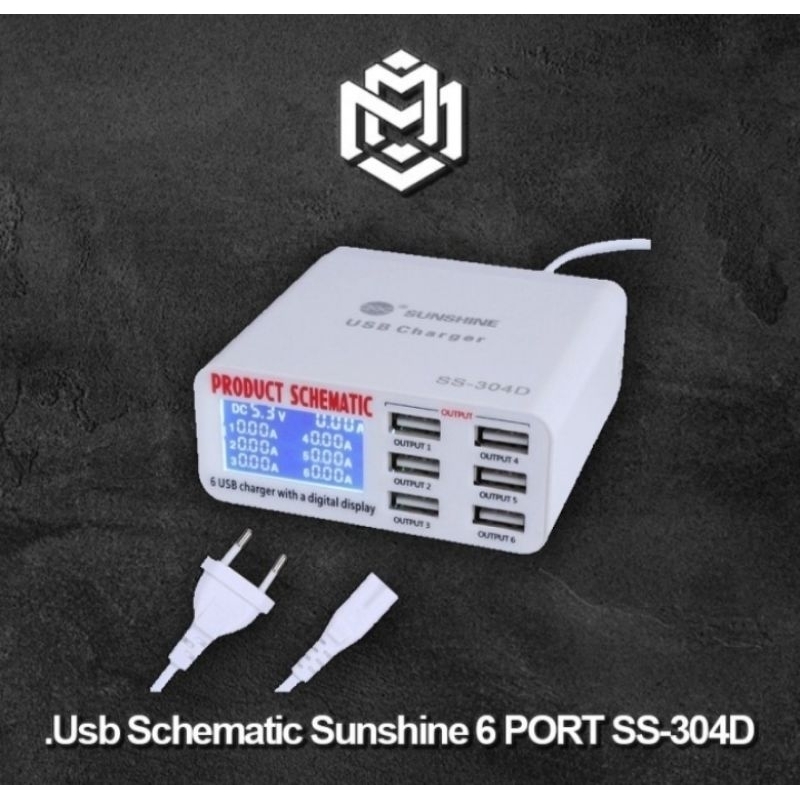 SUNSHINE USB multi Port charger