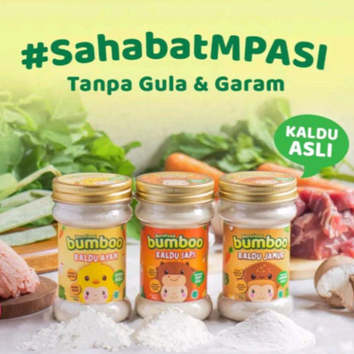 BUMBOO Kaldu MPASI Non MSG Tanpa Gula Tanpa Garam / Kaldu Ayam MPASI / Kaldu Sapi MPASI/ kaldu jamur MPASI / MPASI BAYI / MPASI ORGANIK