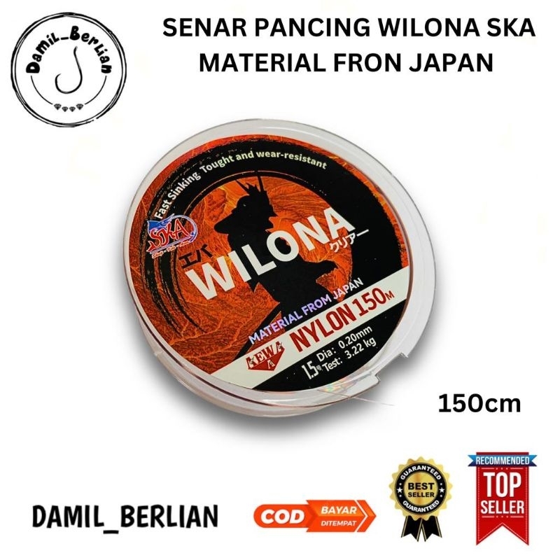 SENAR PANCING WILONA SKA 150cm GROSIR DAMIL BERLIAN
