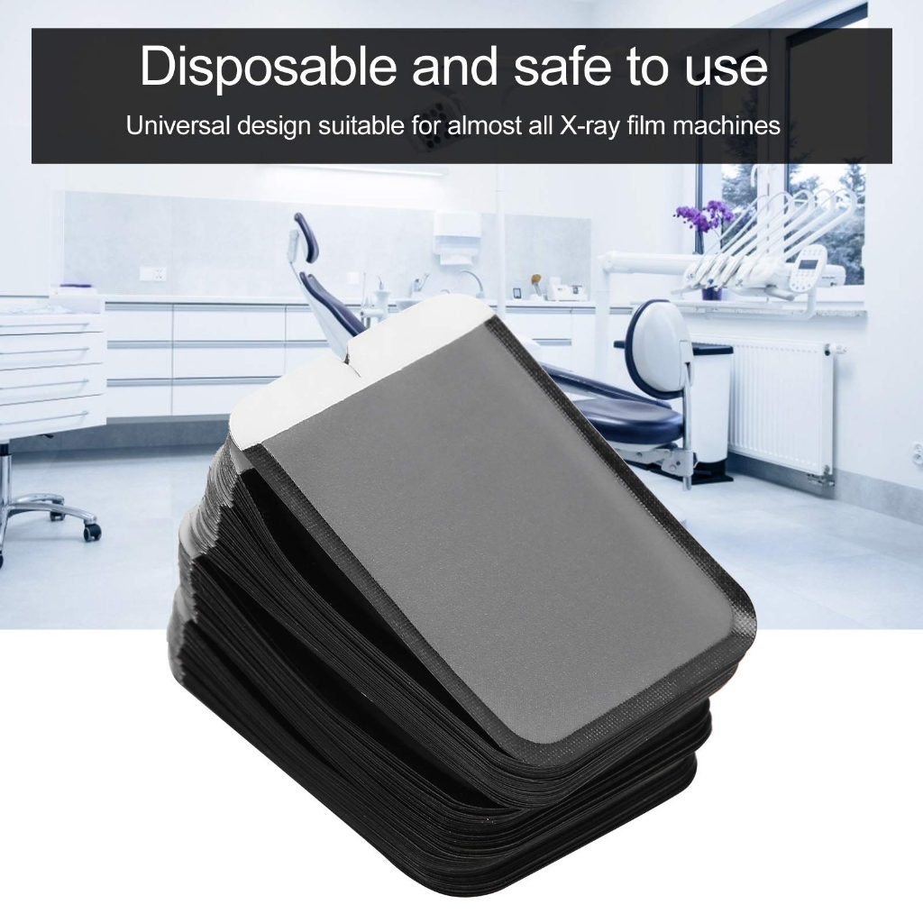 100pcs Dental Xray Film Barrier Kantong Amplop Film X-ray Blok Untuk Dental