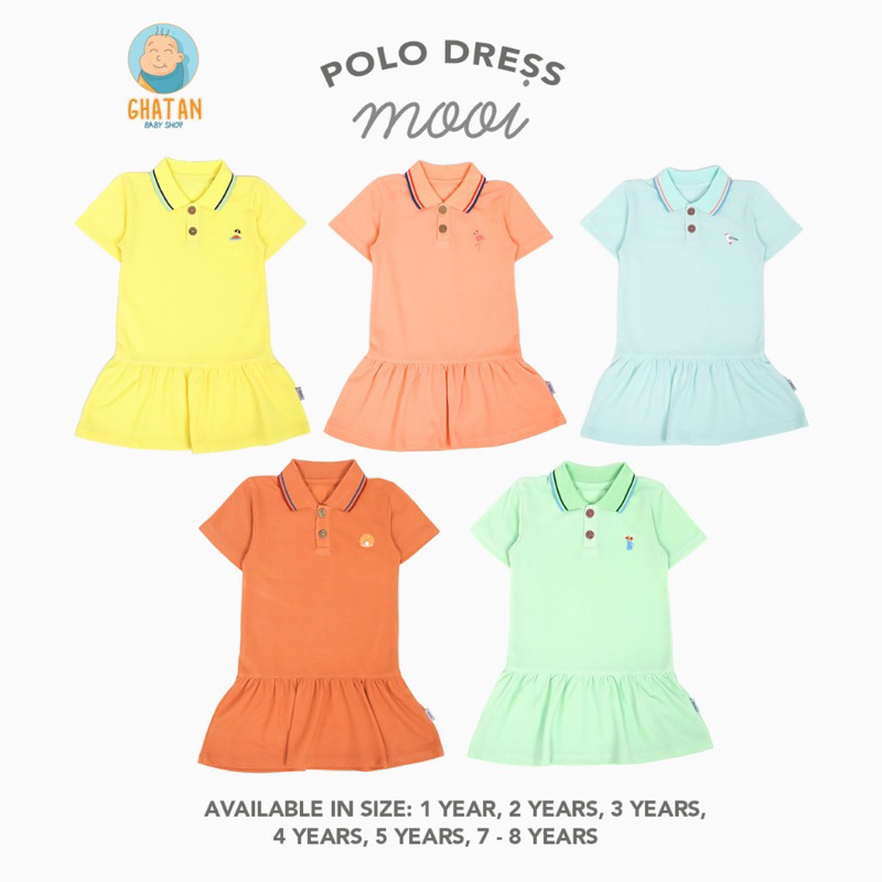 Mooi Polo Dress - Polo Dress Anak Perempuan