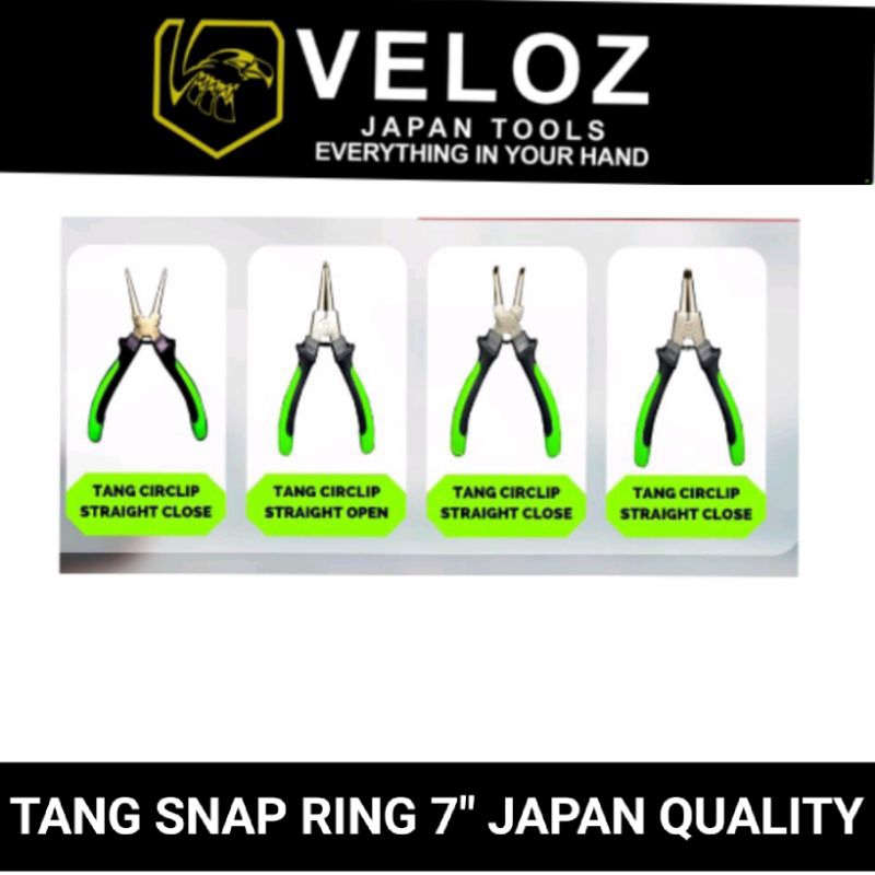 Tang snap ring 7&quot; heavy duty Veloz Japan quality