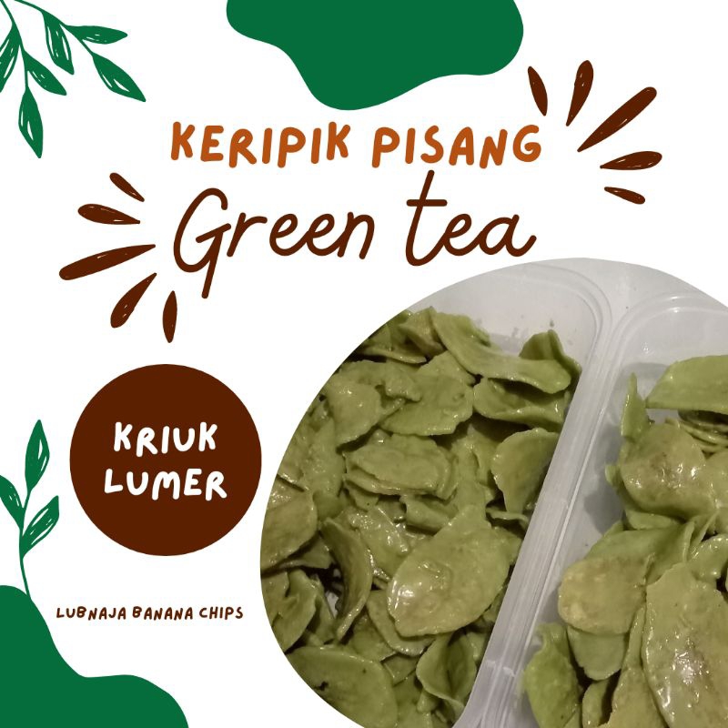 

LUBNAJA KERIPIK PISANG COKLAT LUMER VARIAN GREEN TEA/Keripik pisang viral