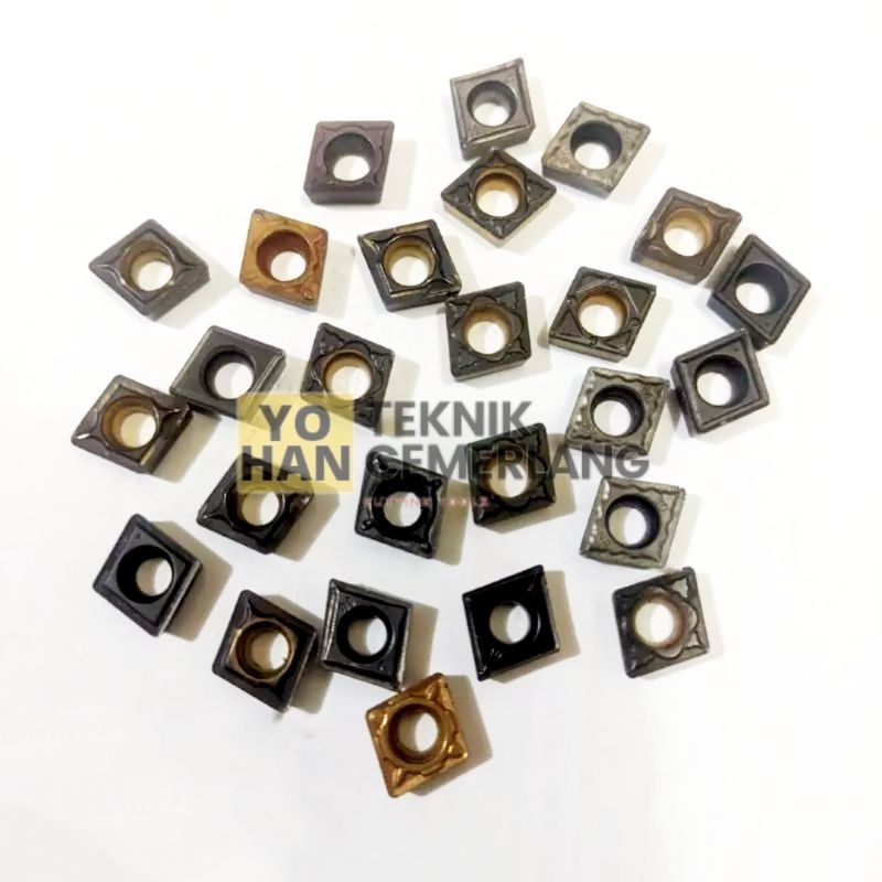 Insert Alat Bubut Cnc CCMT09 Mata Pisau Bubut Carbide CCMT 09