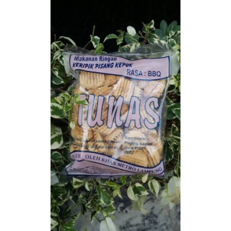 

keripik pisang kepok tunas rasa bbq