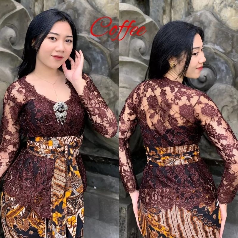 kebaya Bali brokat