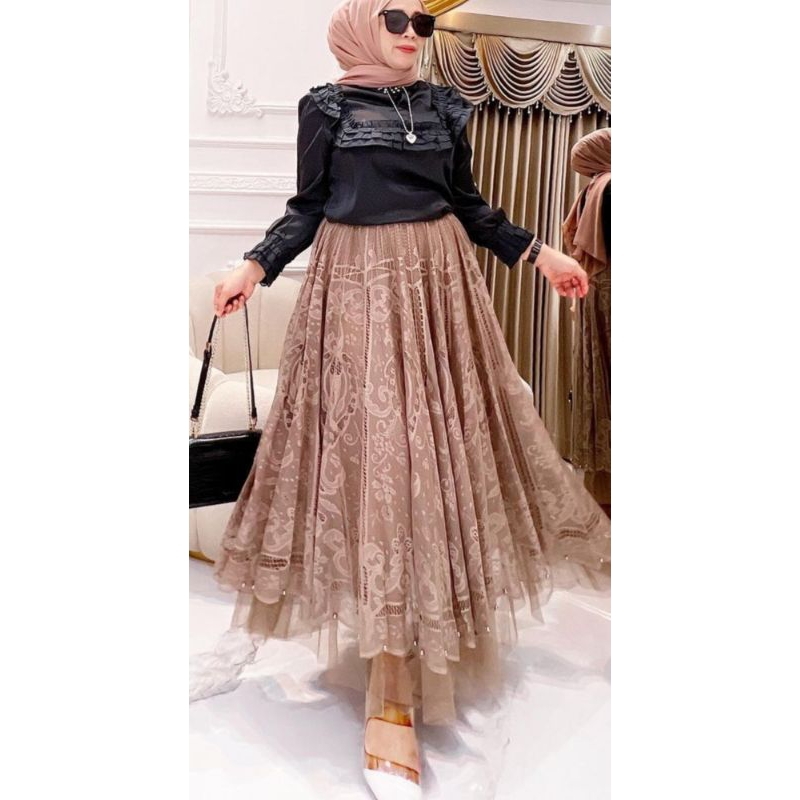 ROK MAIRA BURKAT FULL FURING FASHION IMPORT