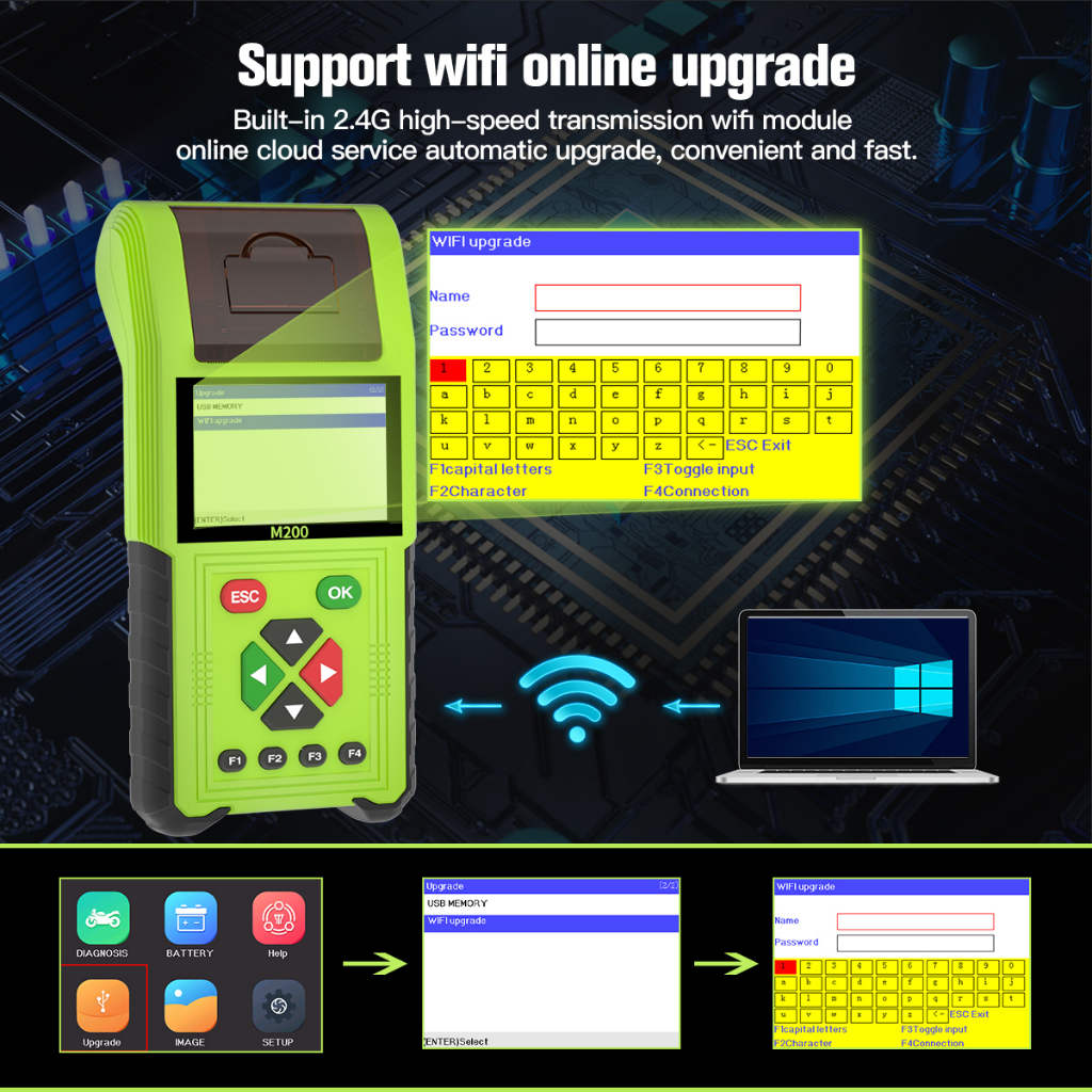 Wista Teknik | JDIAG M200 OBD SCANNER OBD1 DAN OBD2 UPDATE PCX DAN VARIO 160