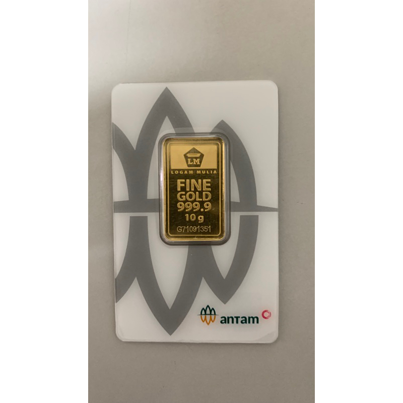 Logam Mulia Emas Antam Press 10 gram Reinvented Certieye