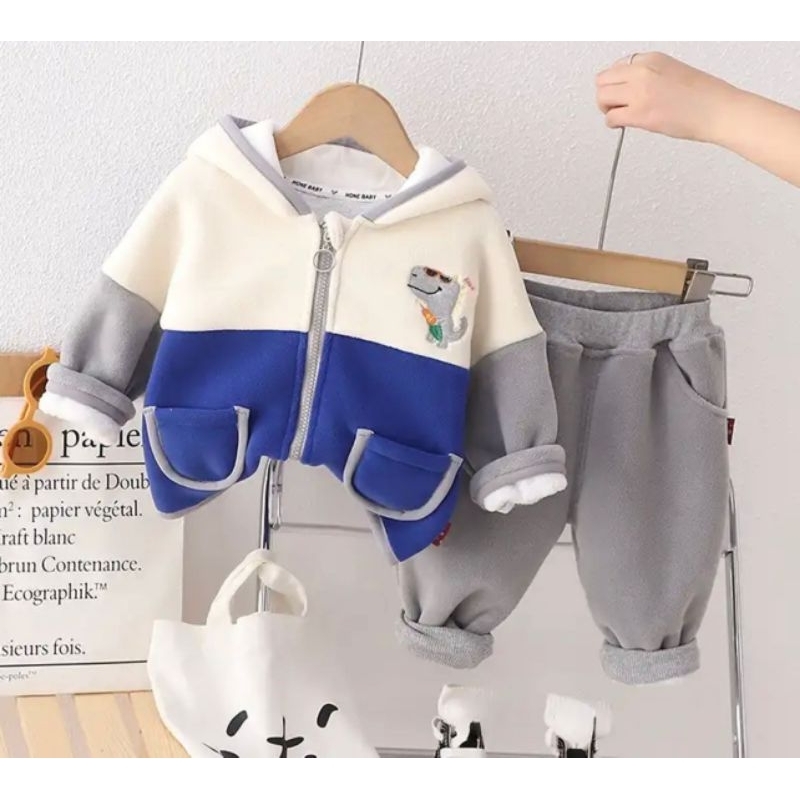 SETELAN HODDIE WOW ANAK/SET HODIE WOW1-5 THN