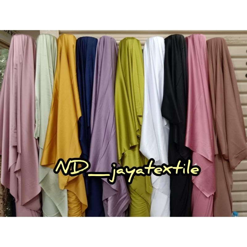 Kain Polosan SUMMER/SHIMMER Lembut/Shimer Halus/Polos/Bahan Gamis