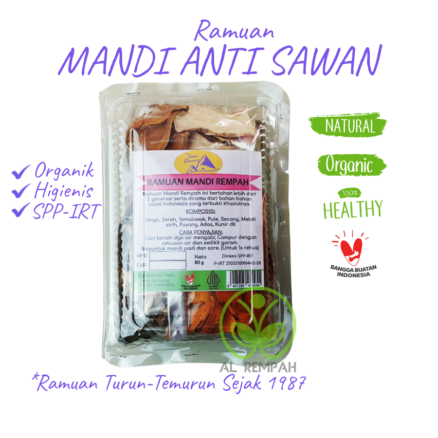

Terbukti Ampuh! Jamu Mandi Rempah Obat Sawan - Racikan Simbah