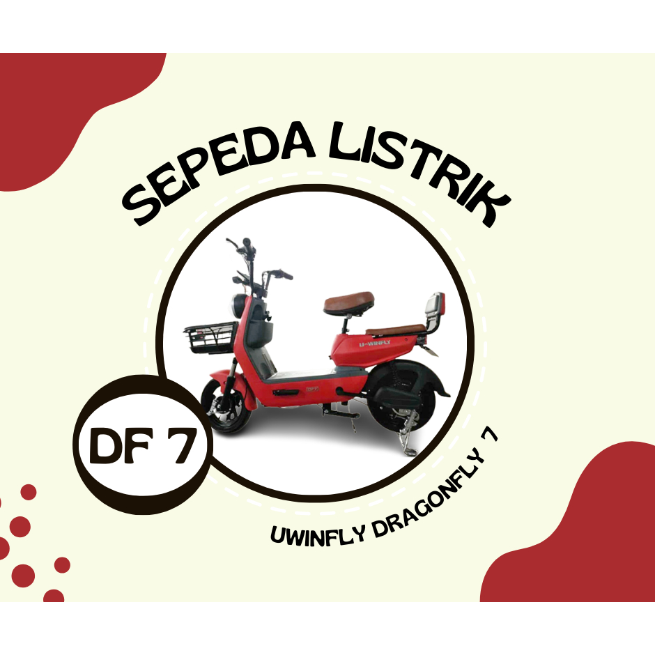 Sepeda Listrik Uwinfly Terbaru - DRAGONFLY (DF7)