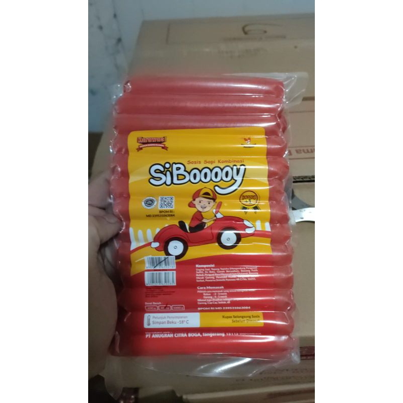 SiBooy Sosis Sapi Merah isi 25 biji