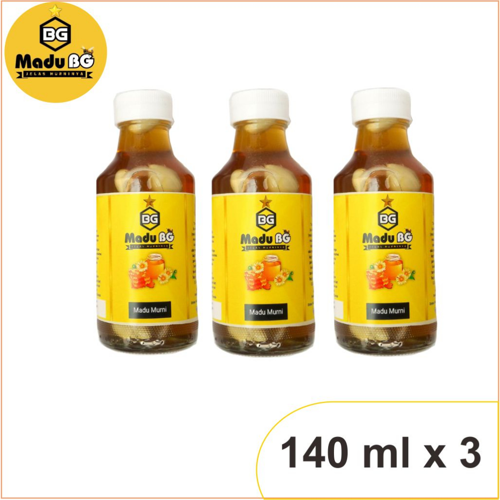 

Madu Murni Asli Madu BG Original Madu Apis Mellifera Raw Pure Honey Alami Herbal Panen Langsung