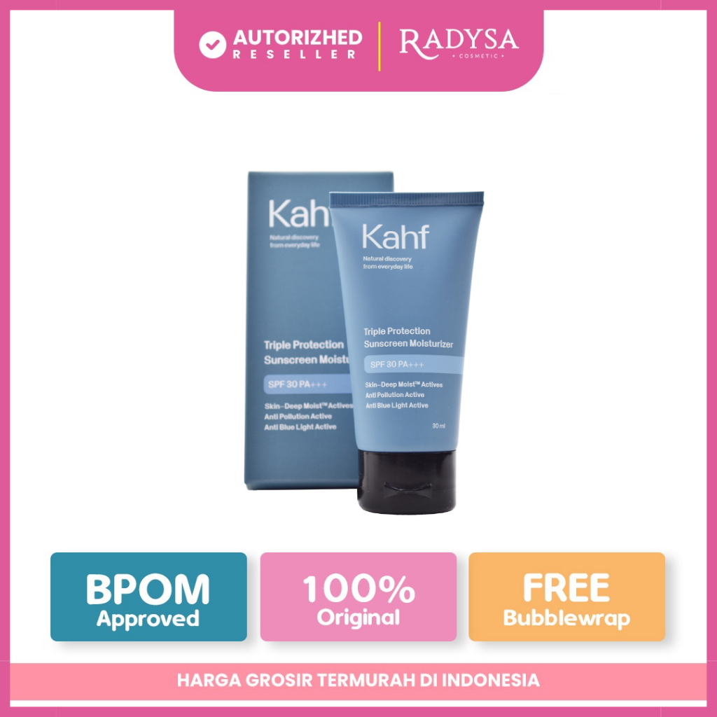 𝐑𝐀𝐃𝐘𝐒𝐀 - KAHF Sunscreen Moisturizer SPF 30Pa+++ | Triple Protection For Men