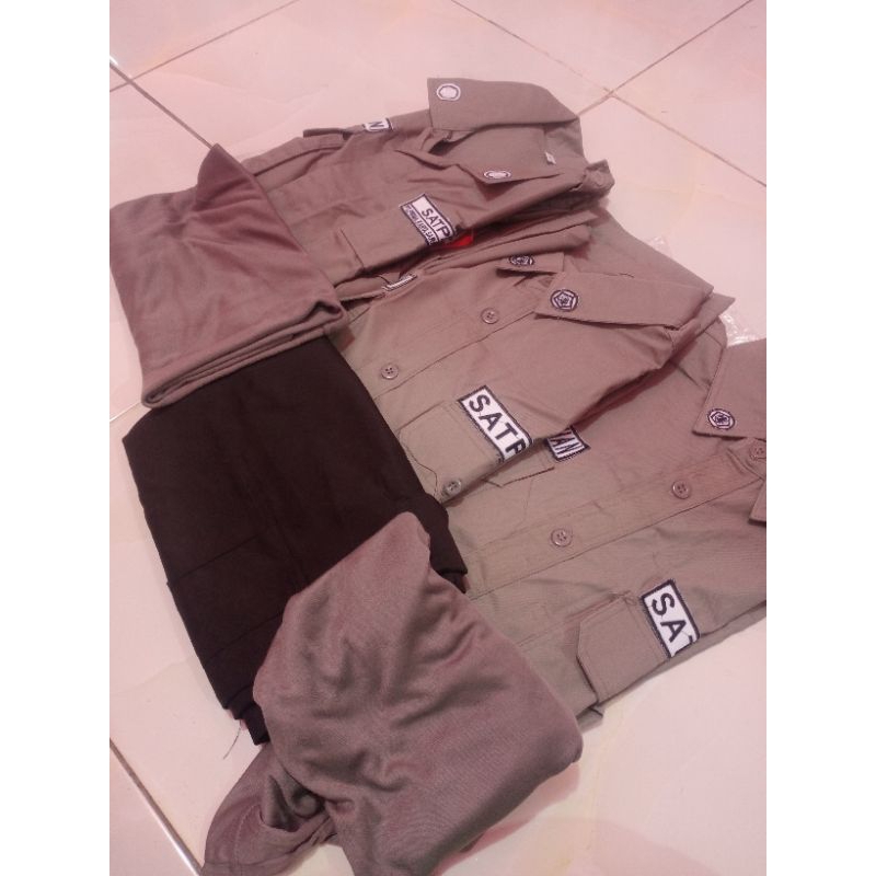BAJU SATPAM PDH-PDL satu set celana Baju