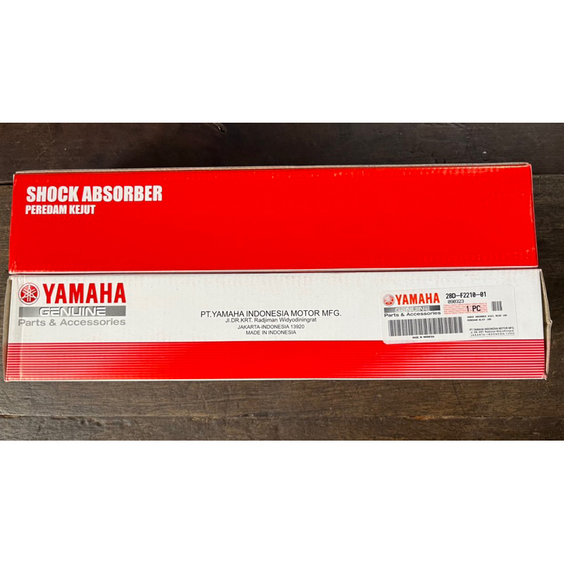 (MIO) SHOCK BLK / SHOCK BREAKER / SHOCK ABSORBER / PEREDAM KEJUT BAGIAN BELAKANG UNTUK MOTOR YAMAHA 