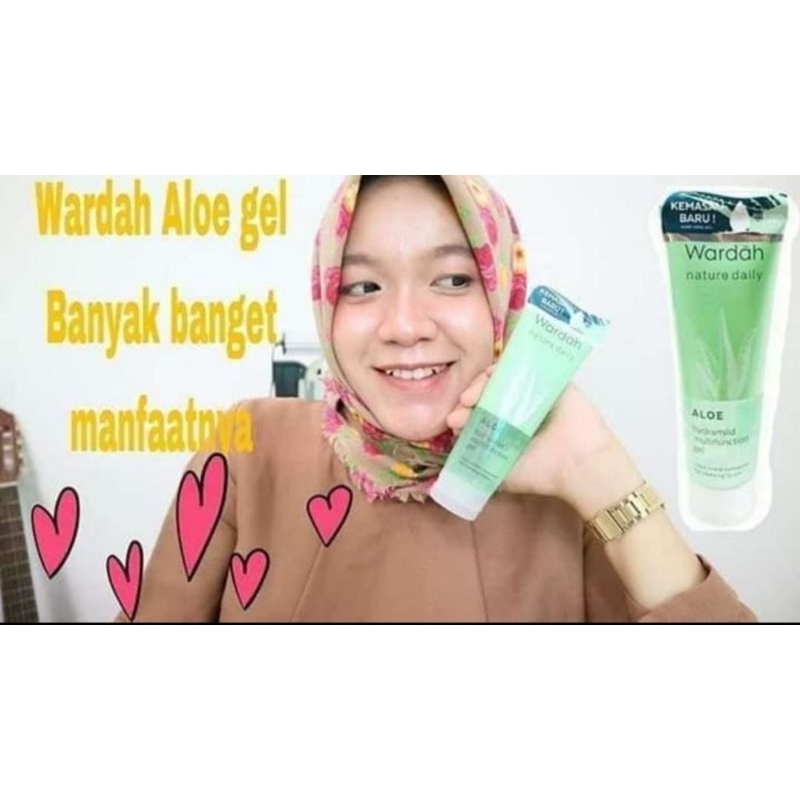 Wardah Hydramid Multifunction Aloe Vera Gel 100ml/Wardah All Varian Aloe Vera Asli Original