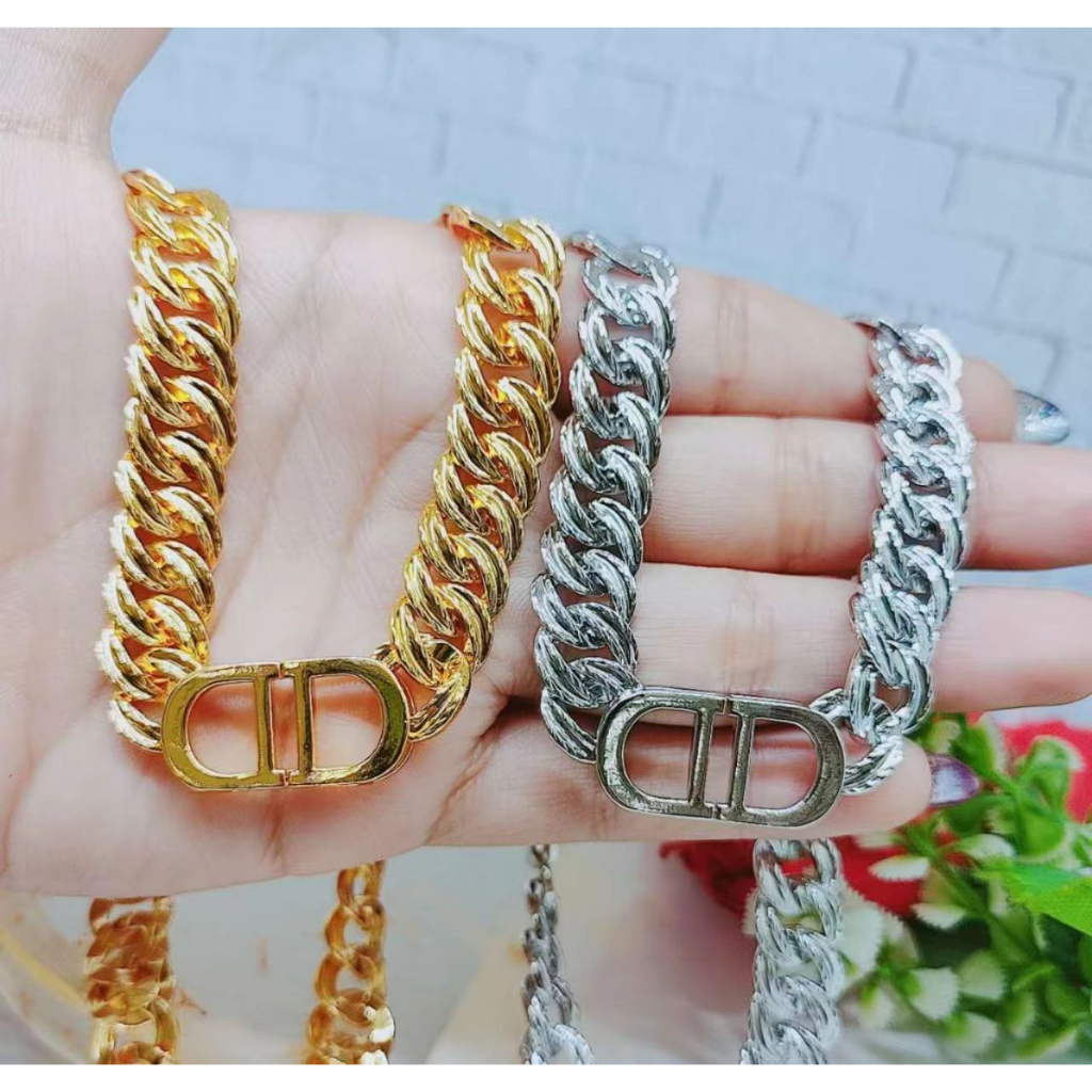 Kalung Xuping  Rantai Kombinasi Lapis Emas Perhiasan Fashion 1355