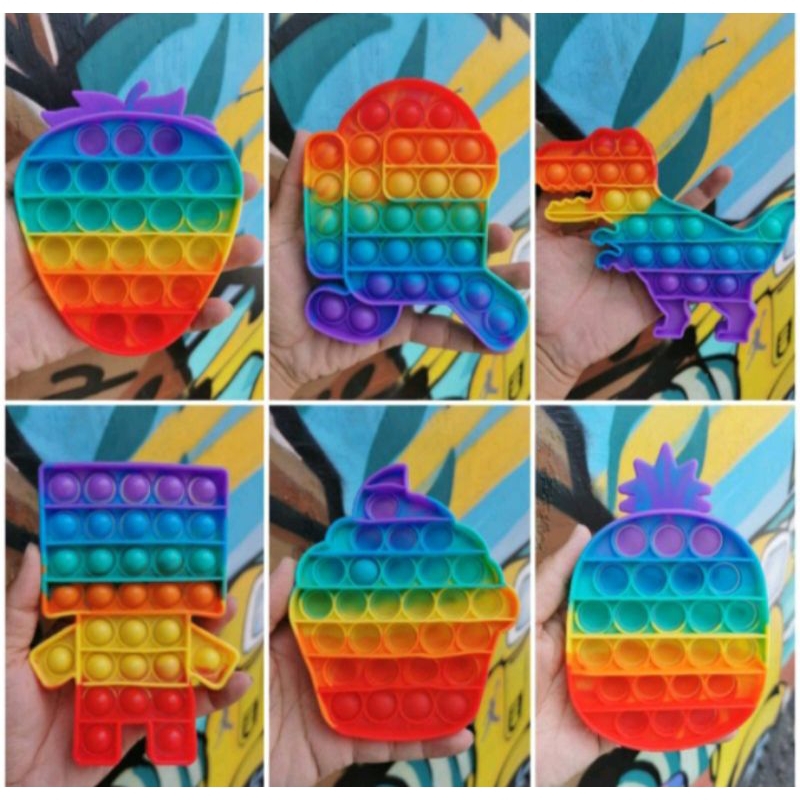 POP IT MURAH / MAINAN ANAK POP IT POP IT TAN