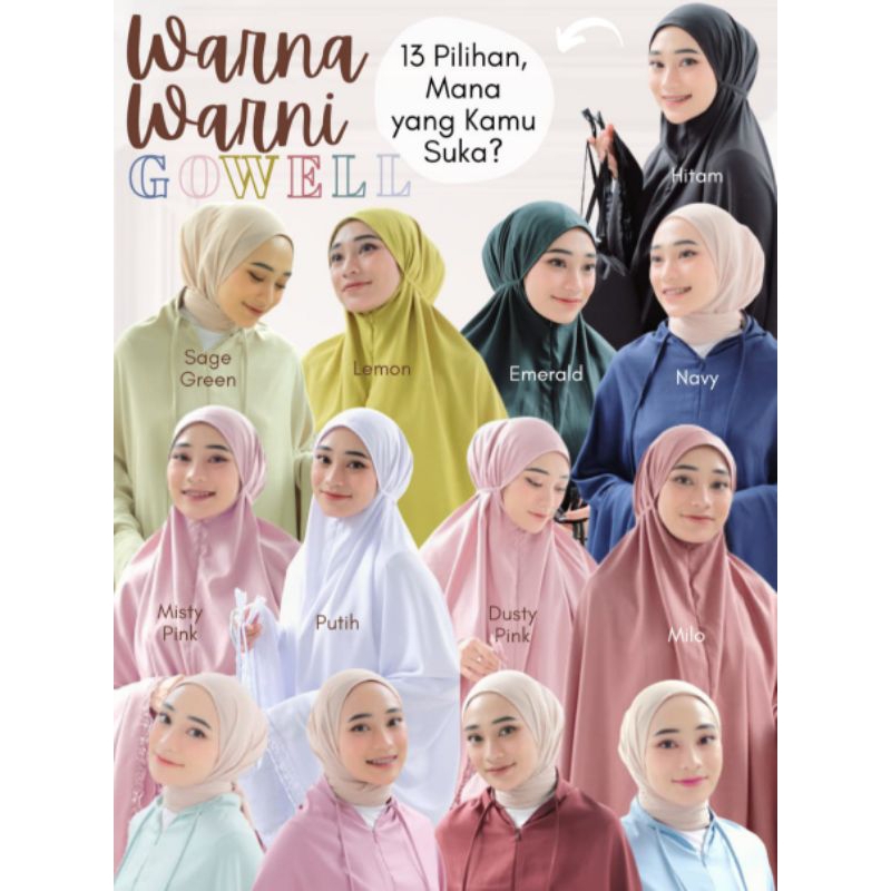 Mukena Gowell Dalanova ORIGINAL