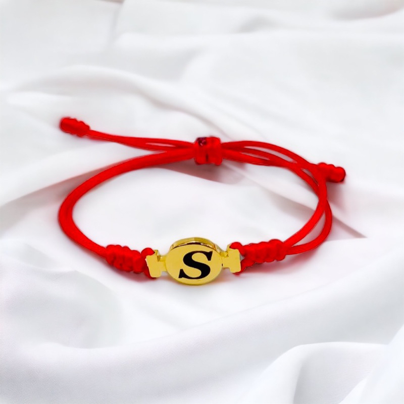 gelang huruf titaniun anti luntur