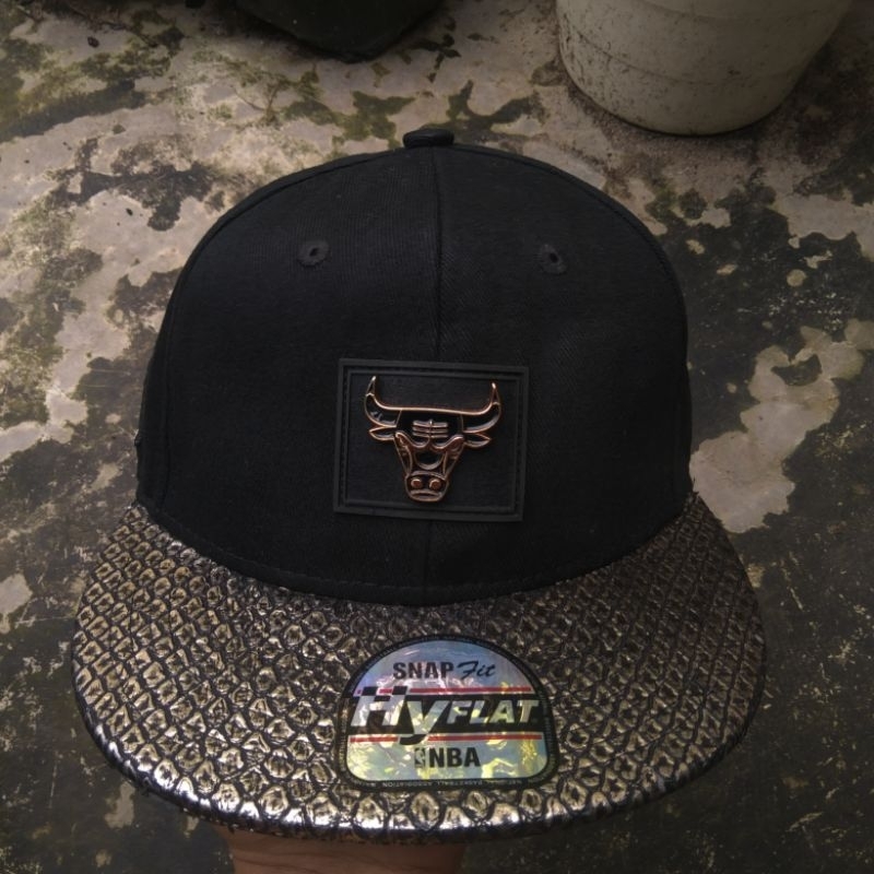 snapback nba chichago bulls logo besi second