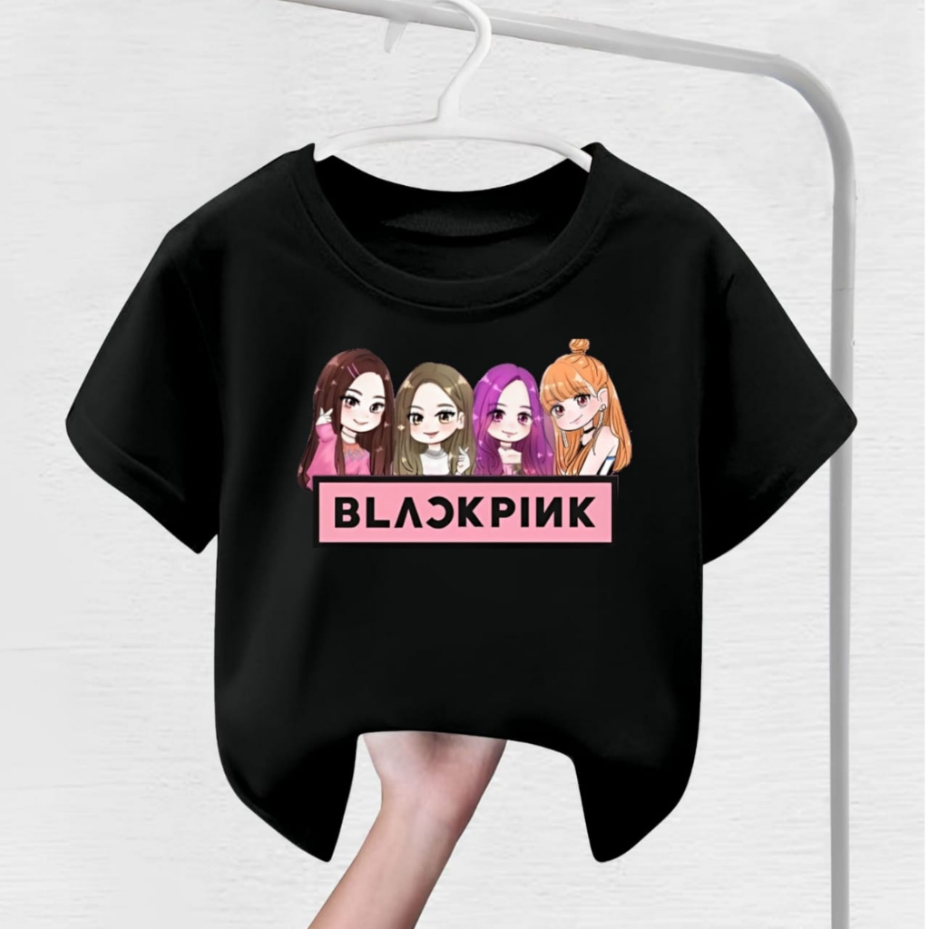 REDLOVE136 ( TERBARU ) KAOS OBLONG ANAK / KAOS TERBARU ANAK ANAK / ATASAN ANAK OBLONG / FASHION ANAK / KAOS OBLONG  BLACKPINK