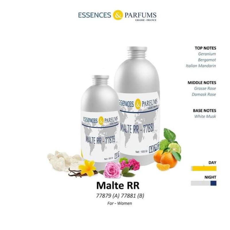 Bibit Parfum Searah MISS D*OR CHERRY N R*SES ( MALTE RR ) 500ml SEGEL by ESSENCES  & PARFUMS