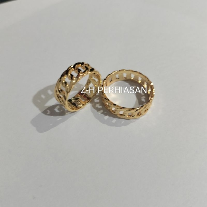 cincin wanita rantai lingkar full coin terbaru880