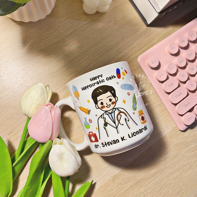 CUSTOM MUG PROFESI (‼️BACA DESKRIPSI SBLM ORDER‼️)