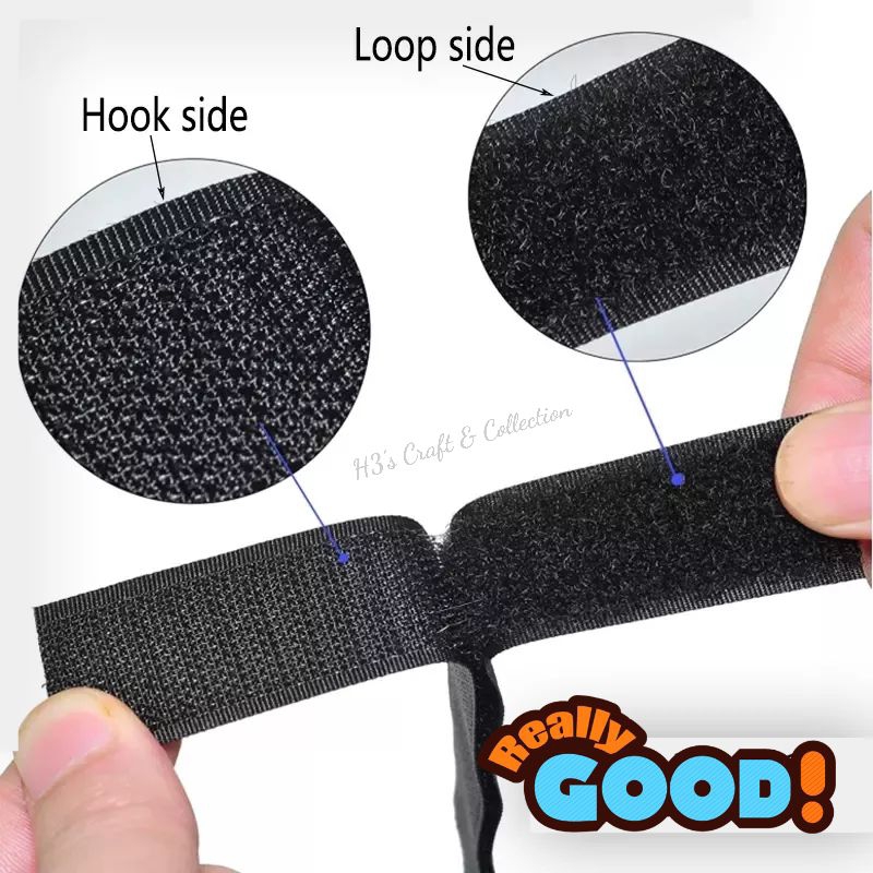 Merchendaisestar (1 Sisi) Velcro / Perekat / Kain Kretekan