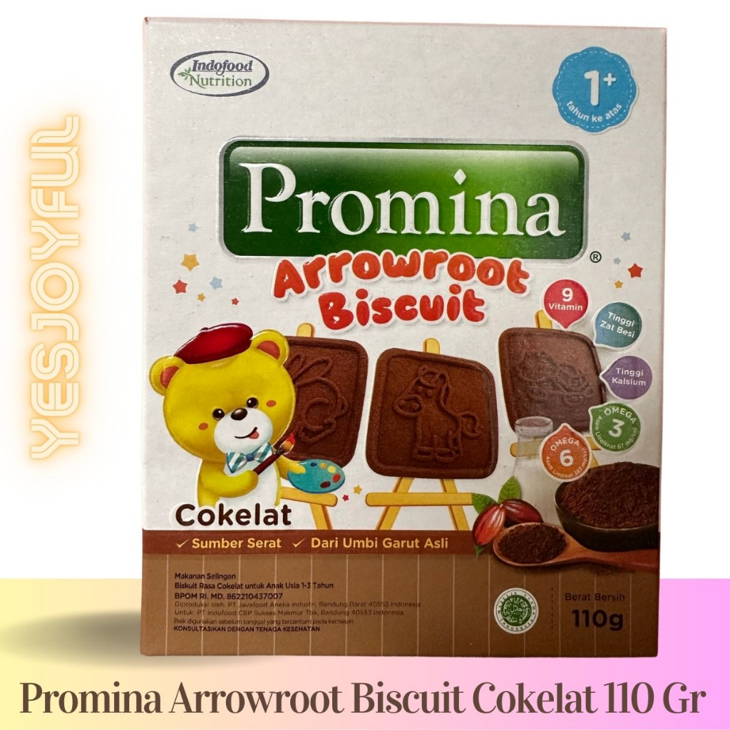 PALING MURAH!! Promina Cookies Arrowroot Cokelat 110 gr
