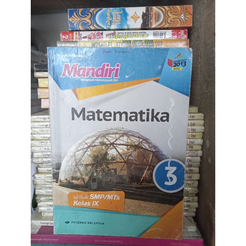 buku mandiri matematika kelas 9 penerbit Erlangga