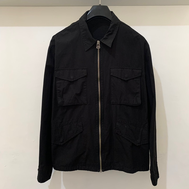 8 Seconds Multi Pockets “Black” Tactical Work Jacket | Jaket Outer Polos Multipocket Pria
