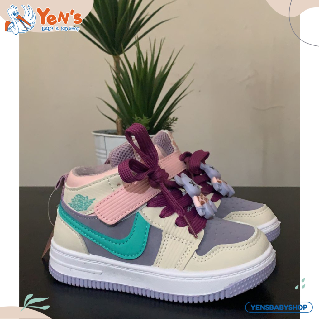 Sepatu Sneakers Anak laki Laki &amp; Perempuan Strap Perekat