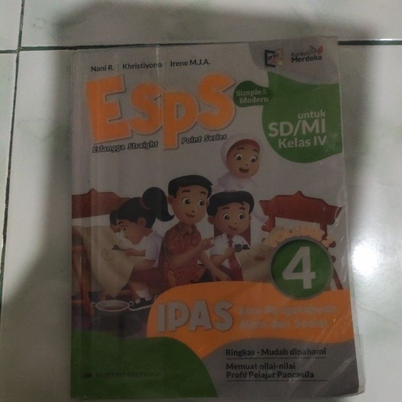 

buku bekas ESPS IPAS KELAS 4 SD VOLUME 2