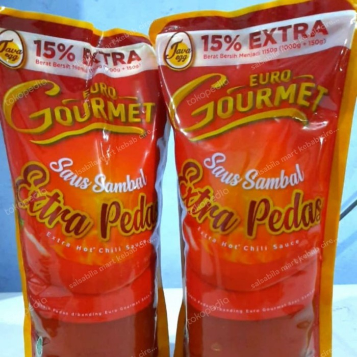 

Saos Euro Gourmet Extra Pedas 1 Kg