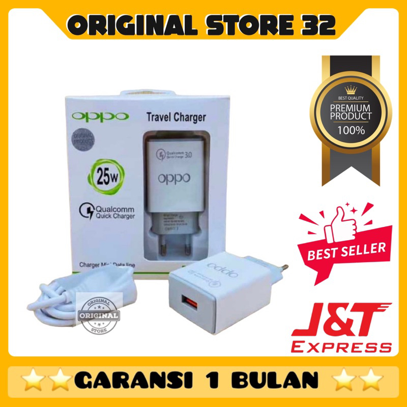 Charger Tc Brand Ak 933FC Fast Charging Oppo micro Ori