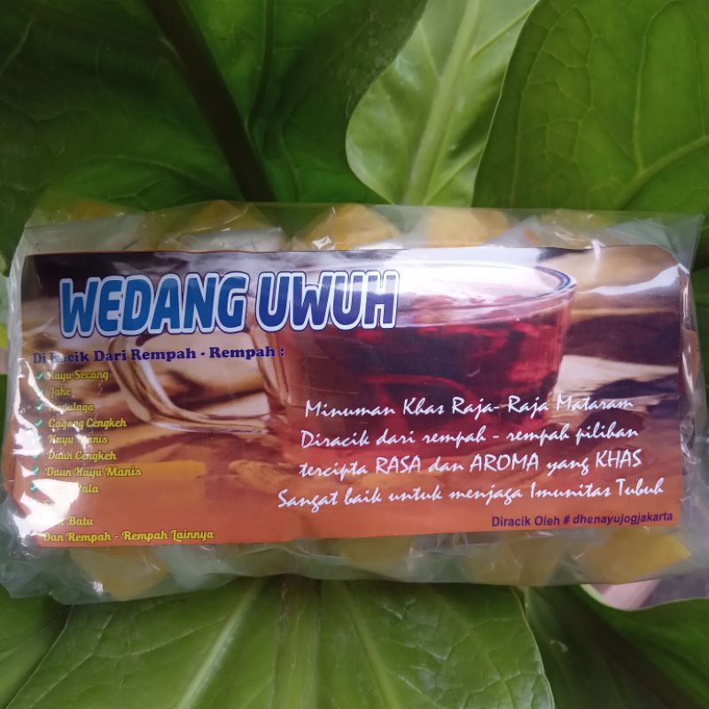 10pcs WEDANG UWUH KHAS JOGJA KOMPLIT REMPAH + GULA BATU tinggal seduh (1kg 3pack)