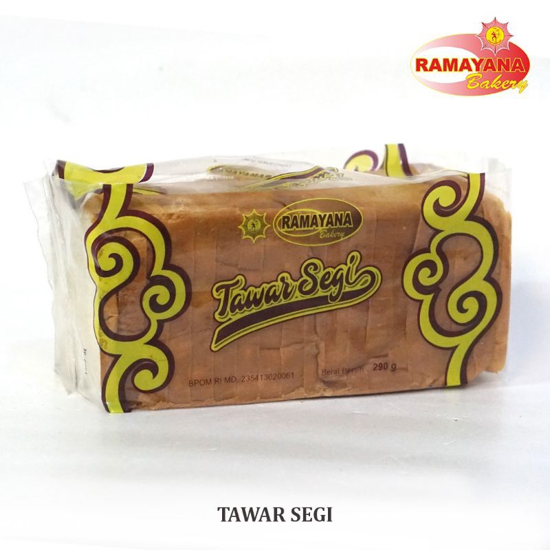 Tawar Segi | Roti Tawar Kulit Ramayana Bakery
