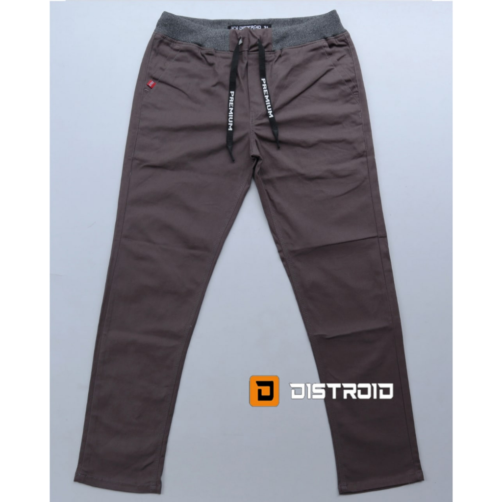 Celana Chino Panjang Pria Cino Rib Panjang Distro Premium Size 28-38