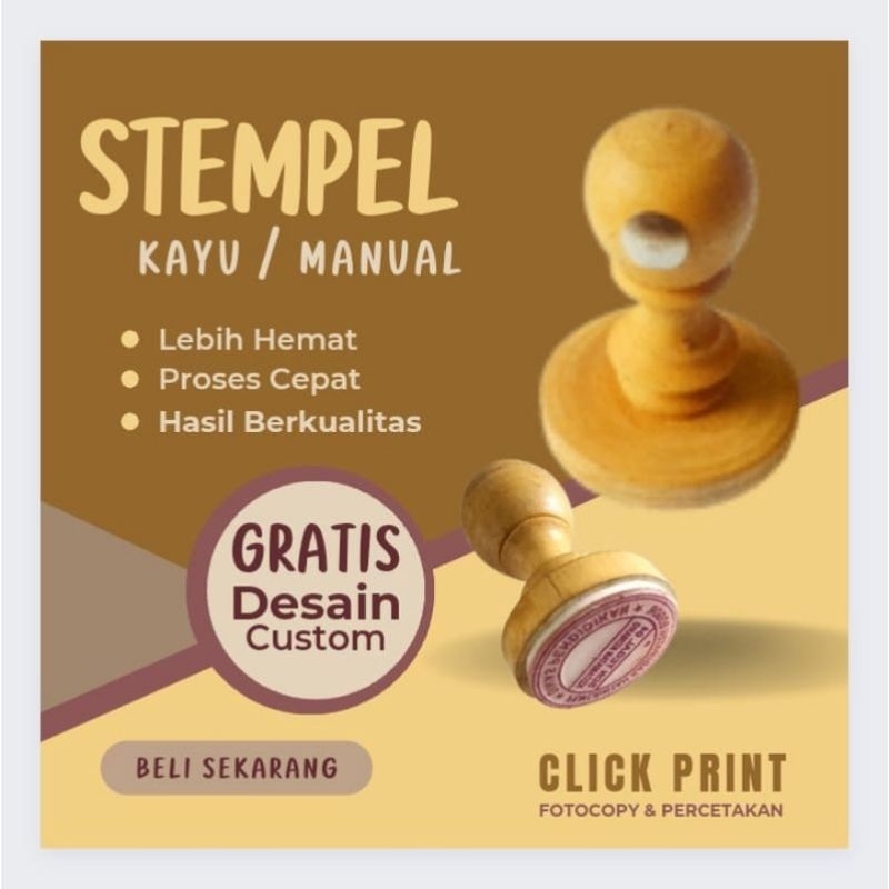 

Stempel kayu custom suka suka