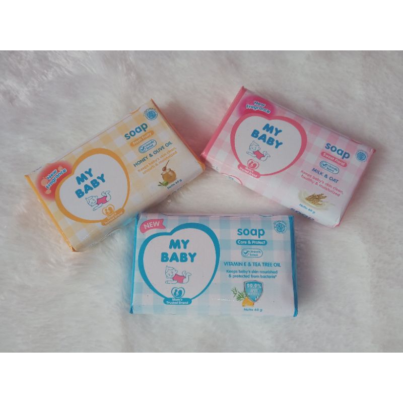 My Baby soap 60gr/Sabun My Baby/Sabun Batang Bayi