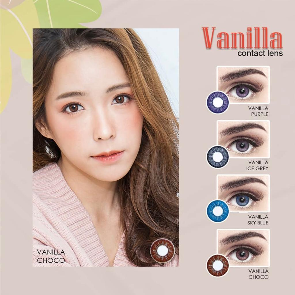 Softlens VANILLA CLASSIC 14,2 MM Normal Minus By Omega / Soflen Vanilla Classic / Vanilla Classic By Omega / Soflens Vanilla / Soflen Promo / Softlens Murah